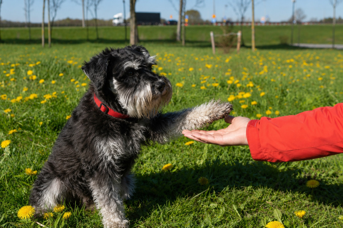 Trucos fáciles que un Schnauzer Miniatura puede aprender rápidamente