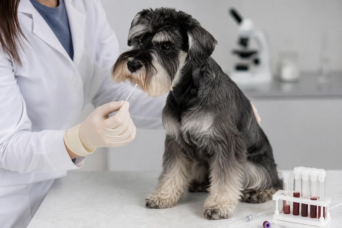 Pruebas genéticas recomendadas en el Schnauzer Miniatura para una cría responsable