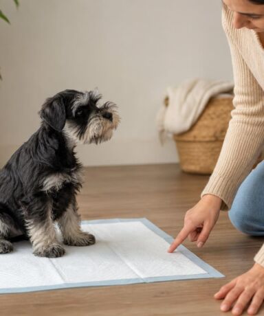 Cómo enseñar a un cachorro de Schnauzer Miniatura a hacer sus necesidades en el lugar adecuado